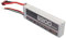 Batterie LiPo 7.4V 2S 2200mAh 35C, Batterie au Lithium à Haut Débit pour Avion RC avec Tête d'équilibre XH pour Remplacement de Batterie à Prise XT60La Batterie de