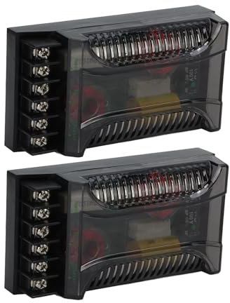 Car Audio Crossover Universal-Wärmeableitungs-Lautsprecherteiler 2-teiliger 2-Wege-Überstromschutz