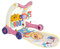 Tapis de jeu, Tapis d'activités bébé 0 à 12 mois, Tapis de jeu pour bébé avec piano, marcheur d'apprentissage garçon et fille, tapis le ventre des nouveau-nés-72 * 43,5 * 42,5 cm-Rose