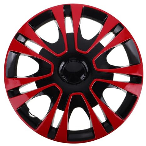 TOPBATHY 13 Spinner Radkappen Kunststoff Pp Kappen Rot Auto Radnabenabdeckung Radkappe