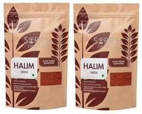 Organics Halim 800gm (400gm x 2) | Aliv Halim Seeds Garden Cress Seeds High Protein, Calcium Iron Rich in Fiber & Omega-3 Superfood for Women’s Health Non-GMO