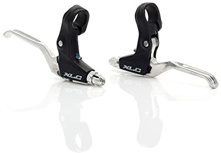 XLC Unisex – Erwachsene Bl-V04 Bremshebelset, Schwarz/Silber, 300 mm