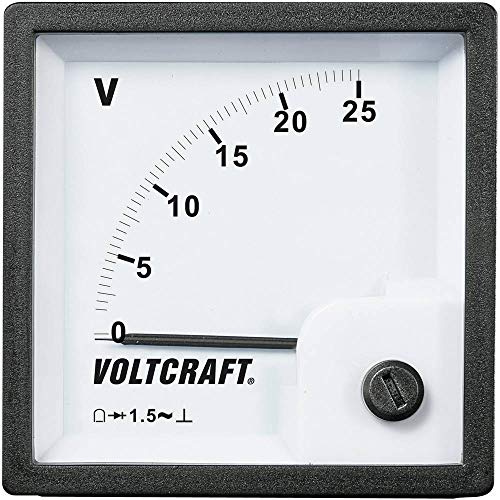 VOLTCRAFT AM-72x72/25V AM-72x72/25V Analog-Einbaumessgerät AM-72x72/25V 25 V Drehspule