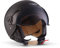 Moto Helmets® H44 „Matt Black“ · Jet-Helm · Motorrad-Helm Roller-Helm Scooter-Helm Bobber Mofa-Helm Chopper Retro Cruiser Vintage Pilot Biker Helmet · ECE Visier Schnellverschluss Tasche M (57-58cm)