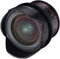 Samyang SA1319 - Objetivo para vídeo VDSLR 16 mm T2.6 ED AS UMC II para Sony A (Enfoque Manual, UMC Anti-Reflectante) Negro - con Parasol extraíble