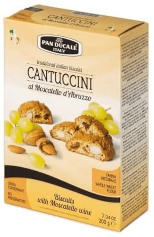 Pan Ducale - Cantuccini with Moscatello d'Abruzzo - Traditional Italian crunchy biscuits - 200 g