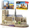 CubicFun 3D Puzzles National Geographic Architecture Building Model Kit for Adults Kids, 3D France Notre Dame De Paris Jigsaw City Puzzle 128 Pieces