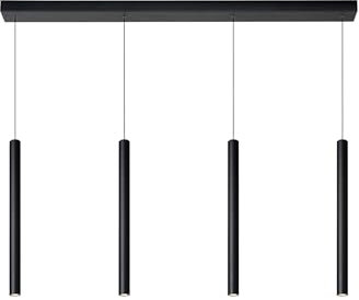 LUCIDE LORENZ - Pendelleuchten - LED Dim. - 4x4W 3000K - Schwarz