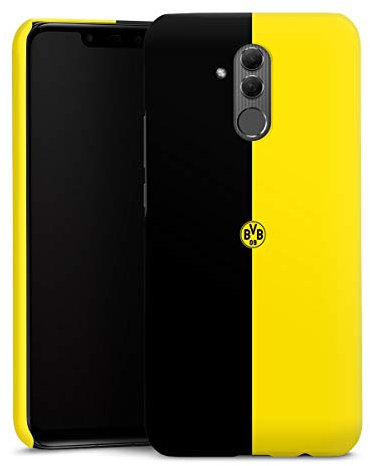 Premium Case kompatibel mit Huawei Mate 20 Lite Smartphone Handyhülle Schutzhülle matt BVB Borussia Dortmund Wappen