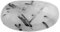 Edelstein Scheibenstein 3-5 cm + Edelsteinkarte | Handschmeichler Taschenstein Massagestein | Lebensquelle Plus (Turmalinquarz, schwarz, weiß)