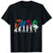 Asien Kampfsport Judoka Evolution Judo T-Shirt Unisex Erwachsene Kinder Black and Multicolored Kurzarm Crew-Ausschnitt S