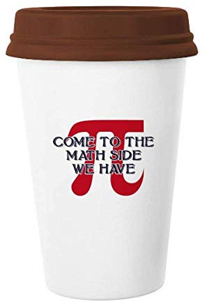 Tasse mit Berechnung und mathematischem Pi-Becher, Kaffeebecher, Trinkglas, Keramik, Deckel