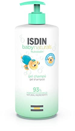 ISDIN Baby Naturals Gel Champú para Bebé, DUPLO 40% 2º Unidad, con un 93% de Ingredientes de Origen Natural, 2x750ml