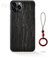 Yidai-Silu iPhone 12 Mini Echtholz Hülle 【FSC zert. Holz mit Aramidfaser, 0,8mm Ultra Dünn】 Holz Back Cover Stoßfest Etui Schutz Case Wood Case für iPhone 12 Mini 5,4” - Ebenholz