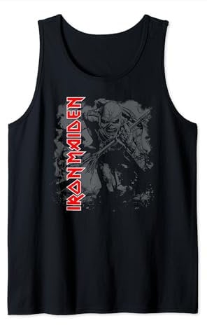 Iron Maiden - Hi Contrast Trooper Tank Top