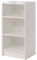 Timber Art Design UK 3 Tier Bookcase Storage Open Floor Mount Industrial Rack Display Shelving Organiser Cubes Unit For Living Room, Office, Study Room Furniture, White - W40 x H80 x D30cm