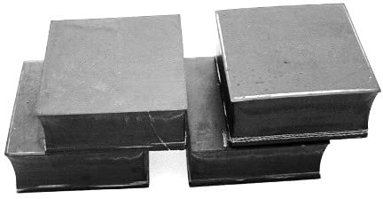 dilou Gummiauflage 100x100x50mm (Karton mit 4 Stück) (5,25€/Stück) Gummi-Unterlage Auflage eckig Auto Klotz-Block Rangier-Wagen-Heber Puffer Reifen Reifenwechsel Zubehör