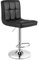 TANYTAO-SHOP Barhocker，Barstühle Barhocker Einstellbarer Schwenkbarhocker Pu. Leder mit Rücken (schwarz) für Kochinsel Tresentisch Bartisch Büroküchen