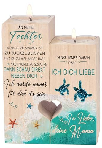 Geschenke für töchter - Geburtstagsgeschenk für Tochter,Jubiläum, Kerze personalisiert