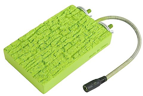 ciciglow Planches D'assise pour Oiseaux 35-43 ° C Chauffage Plate-Forme de Perchoir pour Oiseaux Accessoires de Cage de Plate-Forme D'assise Thermostatique pour Perroquet Hamster Chinchilla 12 V