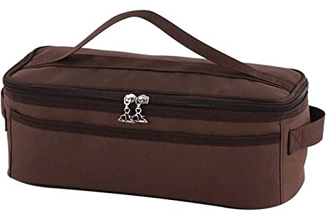 DieffematicST Maletin Oxford Cloth Field storage Bag Outdoor tableware Bag Large-capacity Handbag Picnic Travel Gadget Portable outing Shower Box