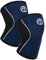Rehband Rodillera Vendaje Fuerza Sport, Rodillera para Cross Fit & Entrenamiento Pesado Fabricada en Neopreno de 5 mm, Unisex, Color:Azul Marino - 1 Par, Talla:M
