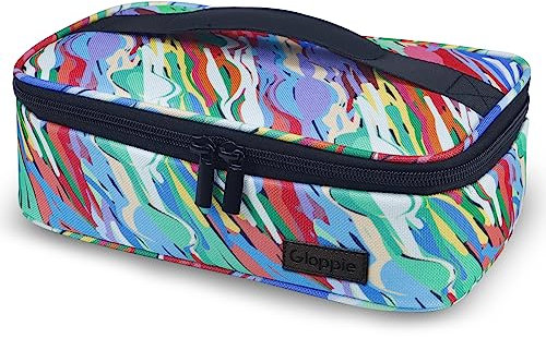 Gloppie Insulated Lunch Bag Soft Cooler Bag Durable Thermal Lunch Box for Work/School/Picnic/Outdoor, Small Food Containers Portable 3.5L Lunchbox for Women Men Kids Girls Ladies, Multicolour