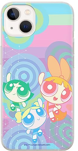 ERT GROUP custodia per cellulare per Iphone 13 originale e con licenza ufficiale The Powerpuff Girls, modello The Powerpuff Girls 038 adattato alla forma dello smartphone, custodia in TPU