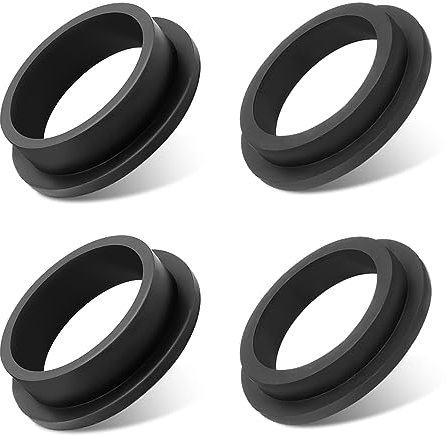 Ahuliao 11412 11228 - Junta tórica en forma de L compatible con motor de bomba de filtro de arena Intex, para junta de manguera de piscina, 2 piezas 11412 + 2 piezas 11228, Caucho