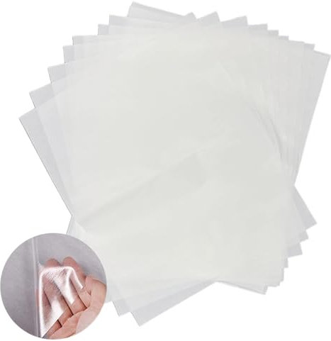 MAKJUNS JOOTUEPO 12 PCS Teiliger Aufbügelnder Beidseitiger Patch für Patch-Kleber, Schnittstelle zum Nähen von Eisen auf, Schmelzbare Schnittstelle 20 x 30CM