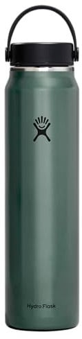 Hydro Flask - Lightweight Water Bottle 1180 ml (40 oz) Trail Series - Vacuum Insulated Stainless Steel Reusable Water Bottle with Leakproof Flex Cap - Wide Mouth - Serpentine
