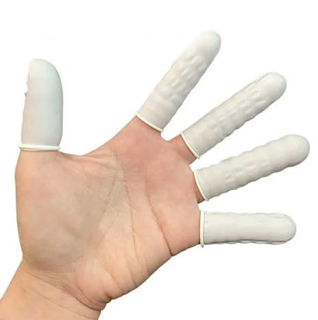 Gloves Disposable Latex Nitrile Fingertips Protector Finger Anti-static