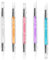 5 Stück Silikon Nagel Pinsel Nail Art Dotting Tools Gel Nagel Schnitzen Pinsel Nageldesign Pinsel Maniküre Werkzeuge für Design, Nagelfolie, Zeichnen, Formen Mehrfarbig