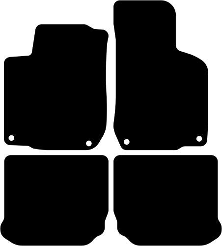 Kovvar Fußmatten passend für Volkswagen Golf 4 1997-2003 Passend zur Ausführung: 3/5 Türen/Variant | Befestigungssystem: Clips (mit Öse) | Qualität: Basic