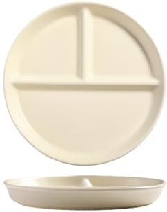 Hoshisea Piatti da pranzo Ceramica, Piatti Divisi In Ceramica, Piatti Snack Con Scomparti, Piatti Da Portata Cibo, Per Pasti Divisi, Feste, Snack, Insalate, Dessert