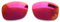 Polarlens Polarisierte Ersatzgläser für Ray Ban RB4174 - Kompatibel mit Ray Ban RB4174 Sonnenbrille, rot, blau, Einheitsgröße