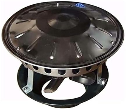 MIAOMI Schornsteinrauchabsauger, Kaminventilator aus Edelstahl, Saugzug-Rauchabsauger für Dachschornsteine(80w,11CM)