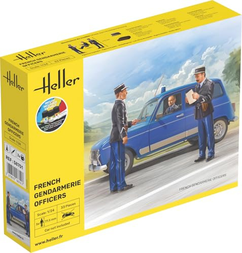 Heller 58751 Starter KIT French Gendarmerie Officers 1/24
