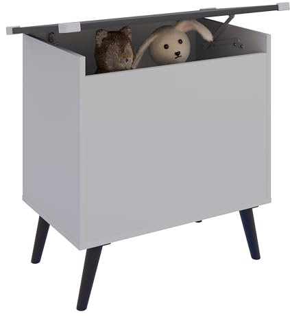 VCM Holztruhe | Maße ca. H. 65 x B. 68 x T. 39 cm | Kiste für alle Wohnräume | Aufbewahrungsbox | Kiste - Bosula L