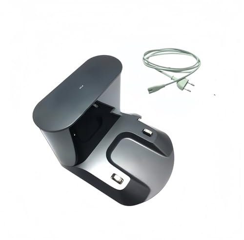 Accessoire de station de charge compatible avec Roborock S5 MAX S6 MaxV S6 .Pure Robot Vacuum Station de charge de batterie Pièces de réparation(With EU charger)