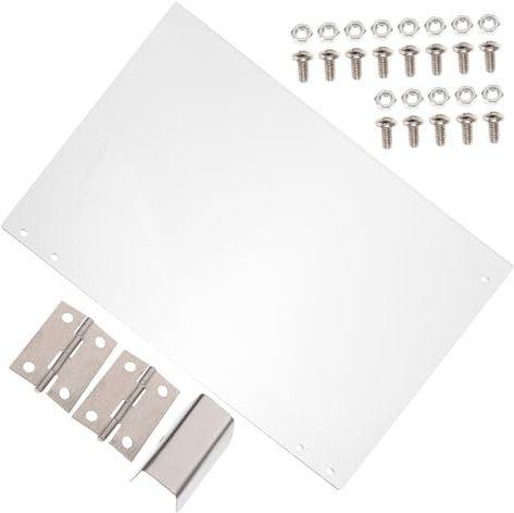 SOLUSTRE Home Popcorn Machine Baffle Popcorn Machine Parts Popcorn Machine Replacement Doors Popcorn Machine Door for Popcorn Machine Panel Cover Popcorn Maker Accessories Kitchen White