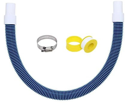 Toolvvik Manguera de limpieza de piscina, manguera de aspiración para piscina, tubo de vacío de 32 a 40 mm.