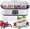 Yogurtiera da 1400ml con 8 vasi da 175ml, macchina automatica per la produzione di yogurt, con display a LED e timer, 48 ore di lavoro, per lo yogurt fatto in casa, per la salute e la vita domestica