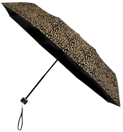 miniMAX Faltbarer Regenschirm – Mini Regenschirm – Manuelles Öffnen und Schließen – Windfest – Stabiles Gestell – Für Damen und Herren – Ideal als Reisezubehör – 100 cm Durchmesser – Design D
