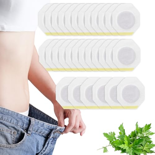 30 Stück Gewichtsverlust Aufkleber, Detox Schlankheitspflaster für Schnelles Abnehmen, Bauchfett Reduzierung, Stoffwechsel Beschleunigen, Slimming Patch mit Natürlichen Kräutern für Männer und Frauen