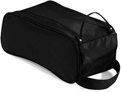 Quadra Schuhtasche, Schwarz, Polyester, Reißverschluss