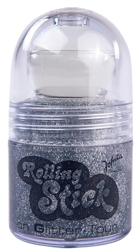 Roll-on Körper-Glitzer Silber Jofrika