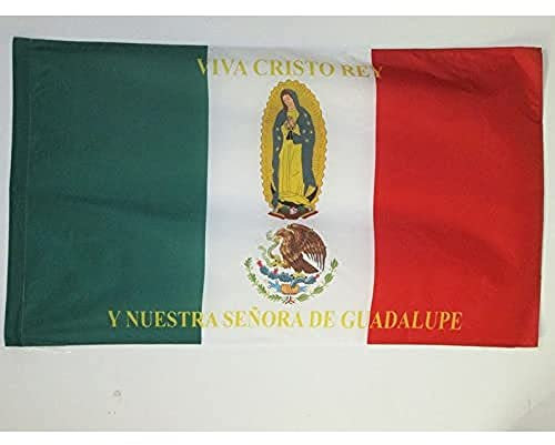 AZ FLAG Bandera de MÉXICO Cristo Rey 150x90cm para Palo - Bandera DE LOS CRISTEROS 90 x 150 cm