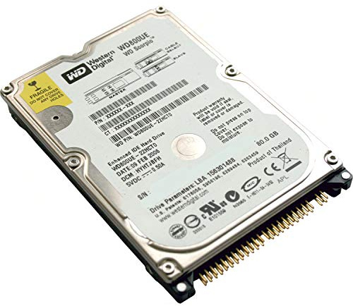 WD 80GB (5400rpm) EIDE 2MB 2.5 inch Hard Drive