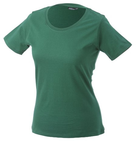James & Nicholson Damen T-Shirt Basic Small dark-green
